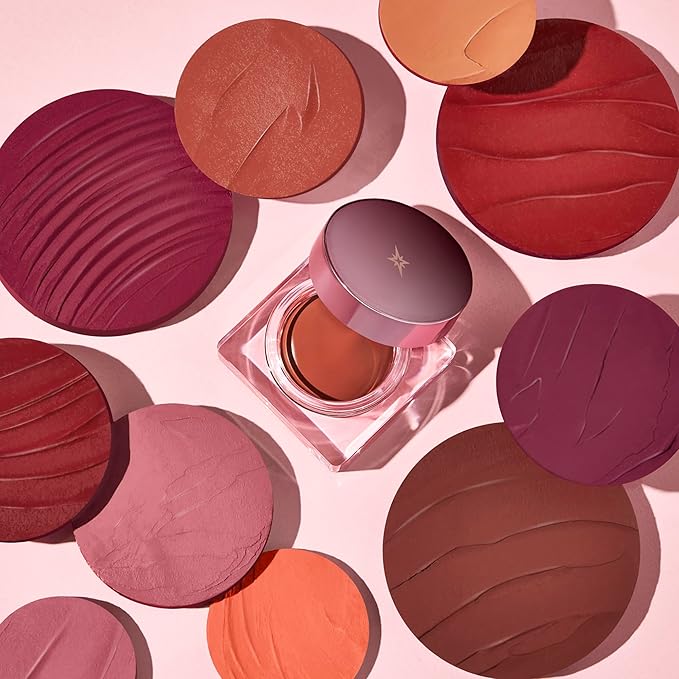 Sinful Lip N Cheek Mousse Tint - Powder Matte Blush for Cheeks and Tinted Lip Balm - 2 in 1 Weightless Formula - 001 Cherry - 0.14 oz