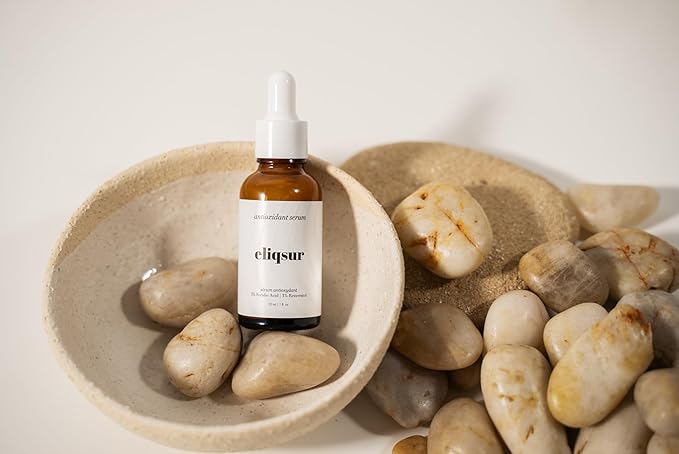 Antioxidant Serum - with Ferulic Acid, Resveratrol & Aspalathus Linearis - Vitamin C for Face - Brighten Complexions & Protect Skin's Surface