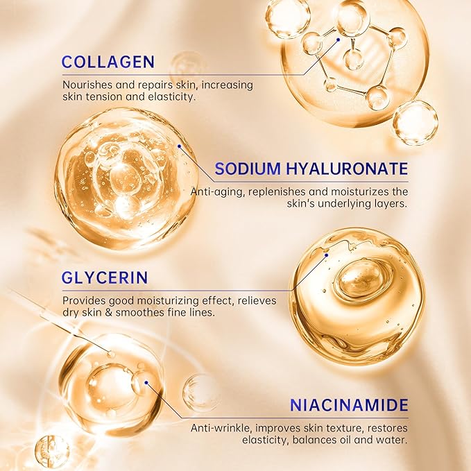 Collagen Skin Care Set,13-In-1 Travel Skincare Kits for Firming Skin, Shrink Pores, Anti Aging Skincare Set for Reduce Wrinkles.Smooth Fine Lines.Hydrating,Facial Kits for Women & Girls.