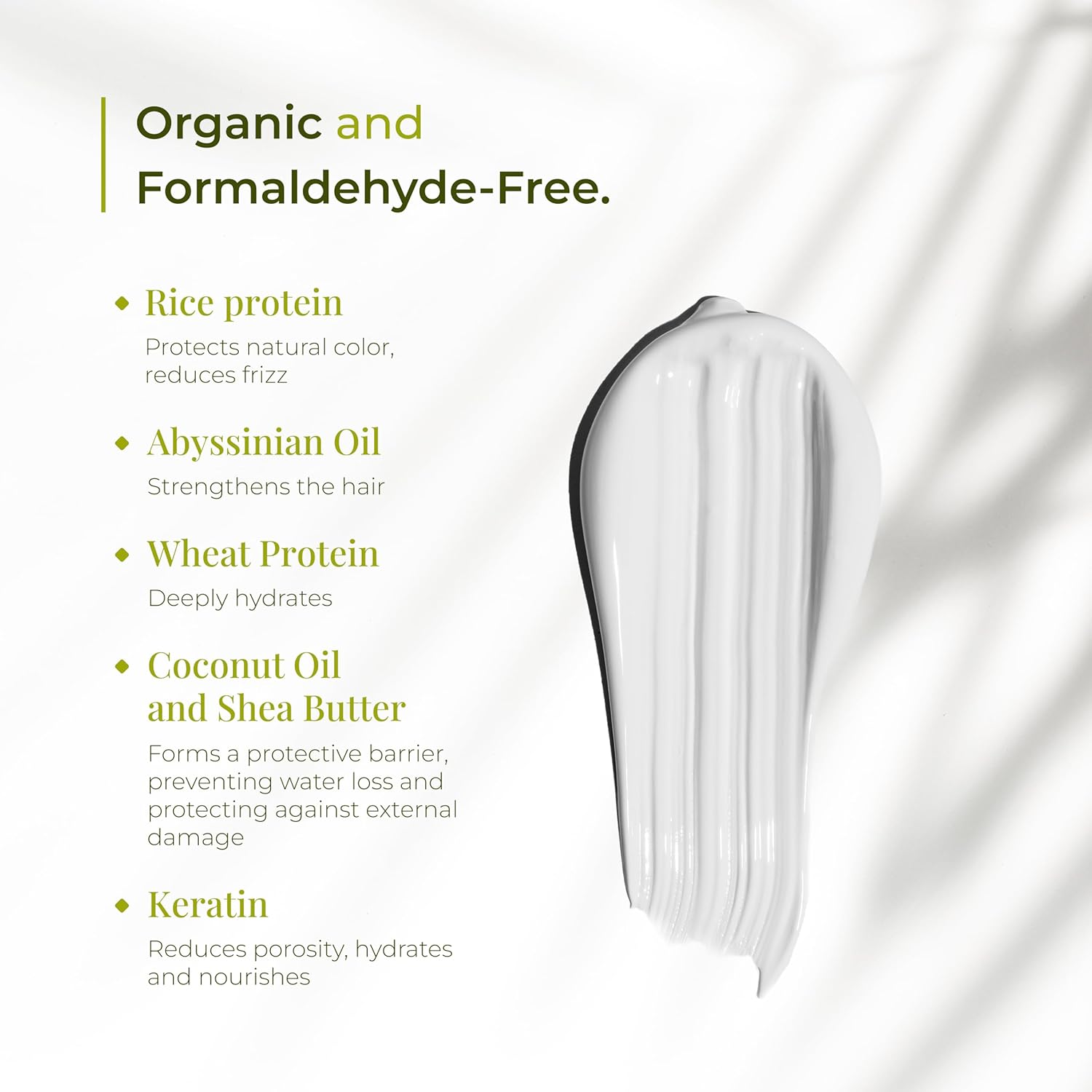 Bio Protein Botox Hair Treatment - Formaldehyde-Free Straightening, Anti-Frizz Keratin with Organic Keratin for Sleek Hair, 1kg