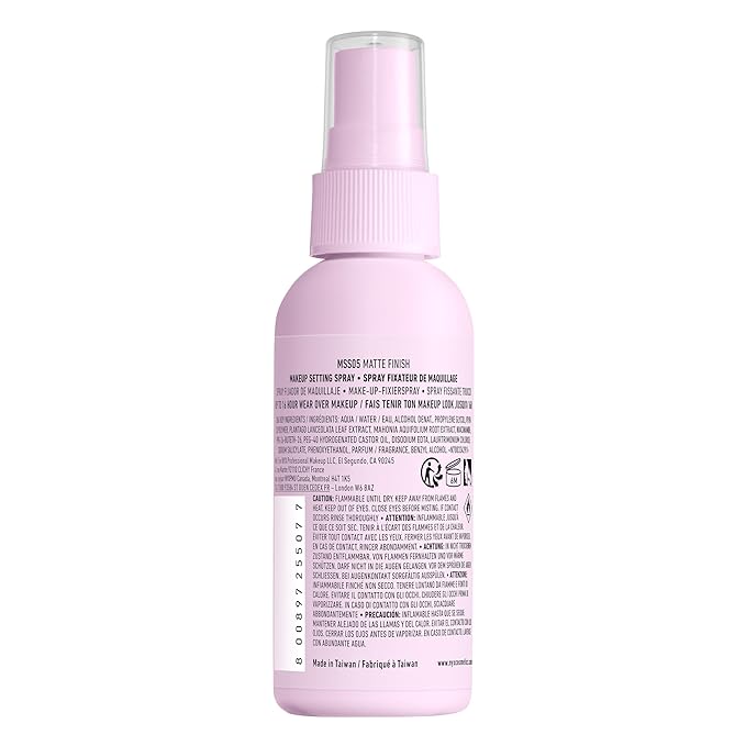 NYX PROFESSIONAL MAKEUP Marshmellow Makeup Setting Spray, Matte Setting Spray Mist for 16HR Make Up Wear - Long-Lasting, Vegan Formula