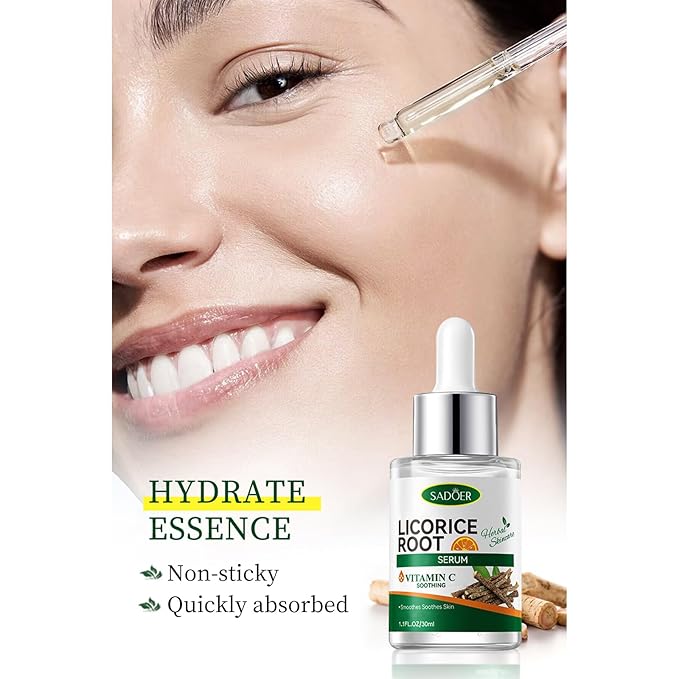 Licorice Skincare Set with Licorice Root Extract Locks in Moisture and Nourishes Skin, Valentine's Day & Holiday Set