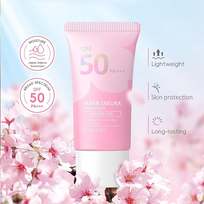 Sakura Skincare Set, Skin Care Set For Teen Girls, Skincare Gift Set Cherry Blossom Beauty Set, Deep Cleaning Skincare Facial Kit, Teen Skin Care Kit Birthday Gift - 8 Pack Travel Skincare