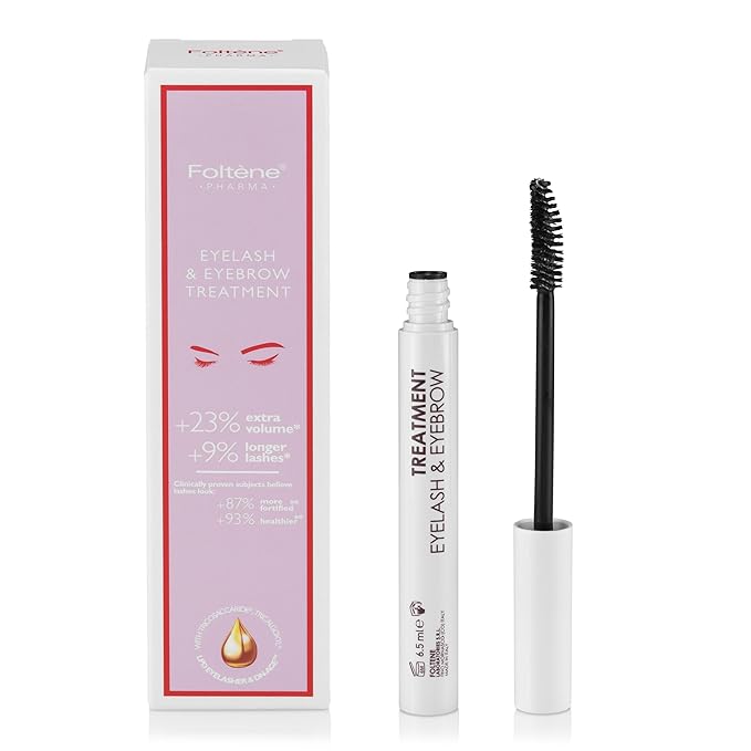 Foltene Eyelash & Eyebrow Treatment - Lash and Brow Serum w/Applicator - Stimulate Growth for Thicker Longer Fuller Eyelashes & Eyebrows - Strengthening & Protective Effect - Nutrition Conditioner