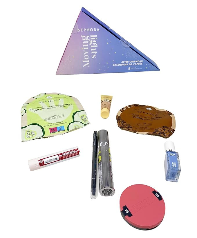 Sephora Favorites Limited Edition Moving Lights After Calendar 7 Days of Makeup and Skincare Surprises - 8 Full Size Gifts