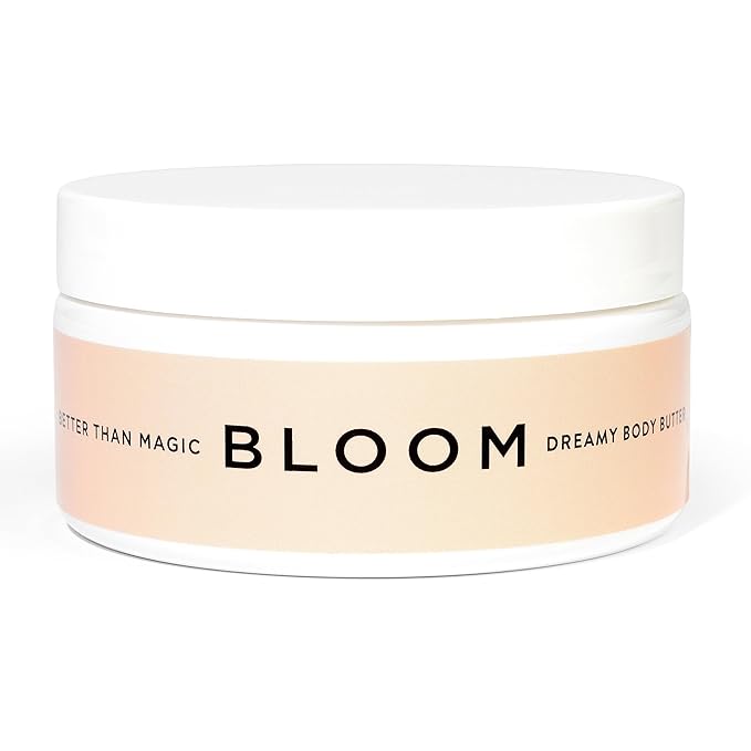 Better Than Magic Hydrating Shea Body Butter – Ultra-Moisturizing Cream for Velvety-Soft & Glowing Skin – Bloom Scent – 8 oz
