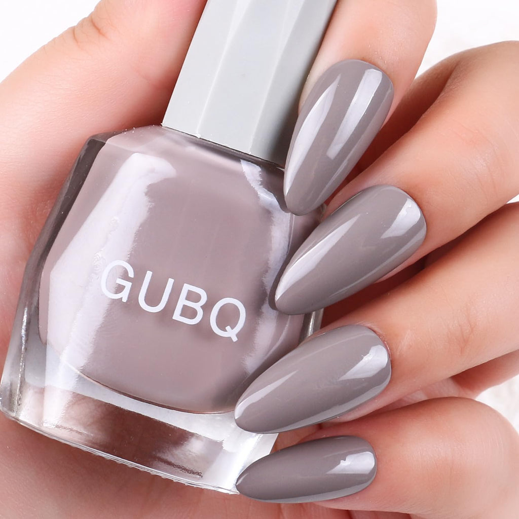 Major Dijit Quick Dry Nail Polish 12ml/0.41fl oz Gray Regular Nail Lacquer Fast Drying & Long Lasting Nail Polish Nail Art Effect for Nail Salon