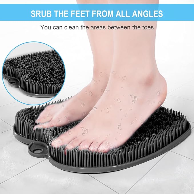 2Pack Shower Foot Scrubber Mat Bundle Deal