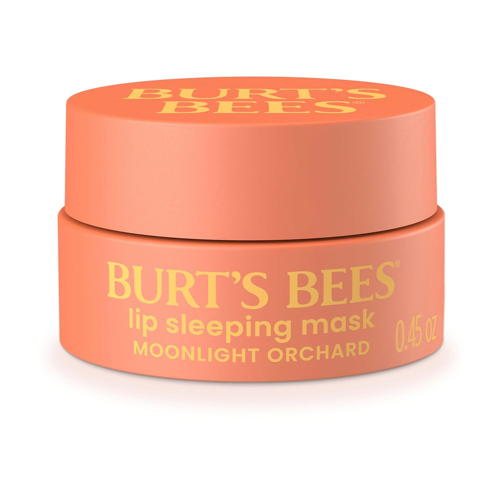 Burt’s Bees Moonlight Orchard Lip Sleeping Mask, With Hyaluronic Acid and Squalane Moisturizer To Instantly Hydrate Lips, Overnight Mask, Treatment, 0.45 oz.