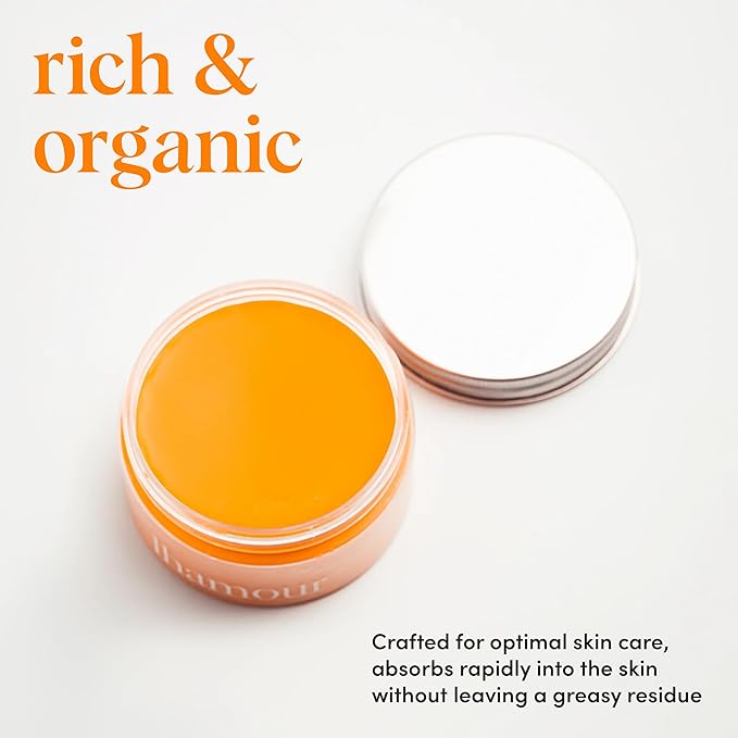 2-in1 Handmade Sea Buckthorn Oil Body Butter (3.53 oz) and Foot Salve for Dry Cracked Feet (1,06 oz)