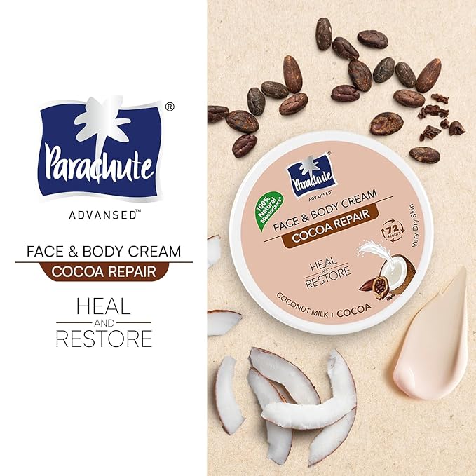 Parachute Advansed Coco Repair face and body cream | 9.4 Fl oz | Pack of 2