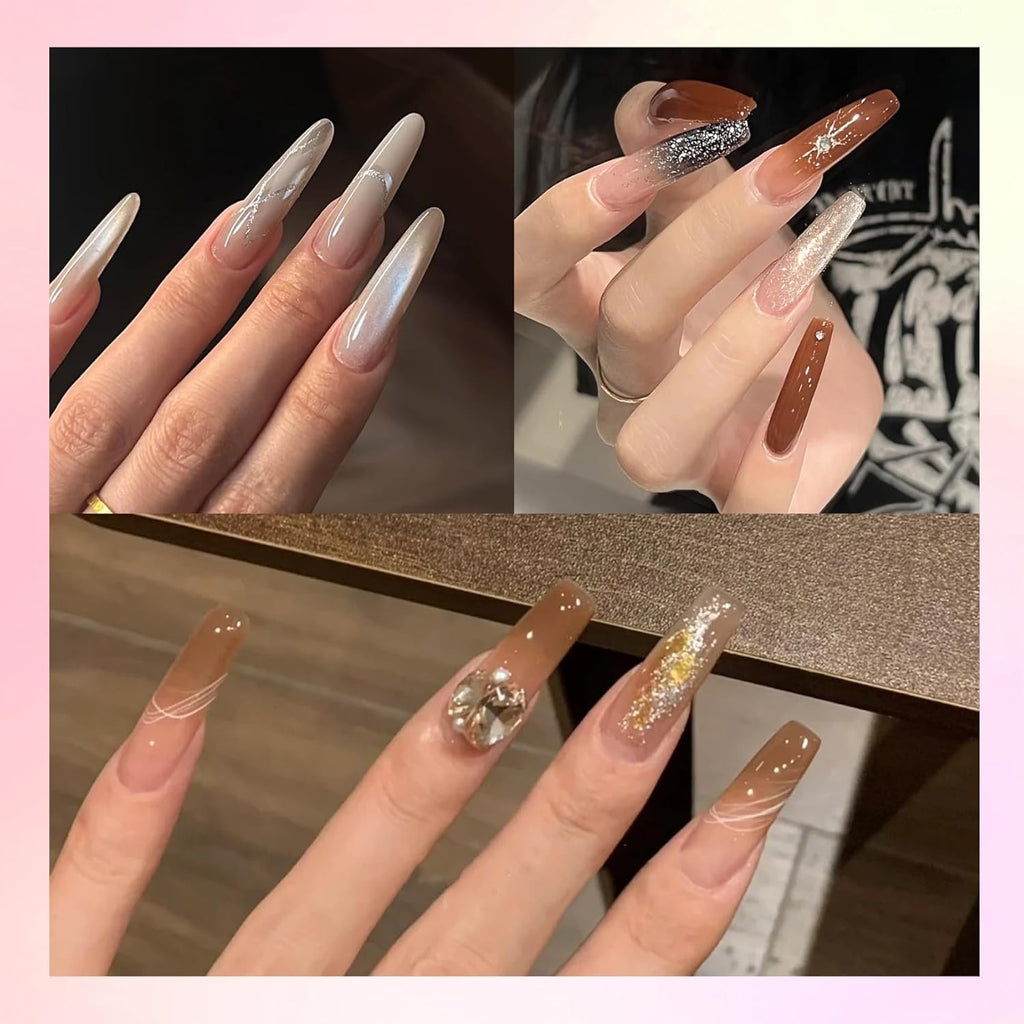 Super Acrylic Powder 28g: 3Pcs Large Capacity Bruschetta Tuscany Nail Polymer for 3D Art Carving French Extension - 1oz. Muted Clay Professional Acrylic Powder No Need Lamp