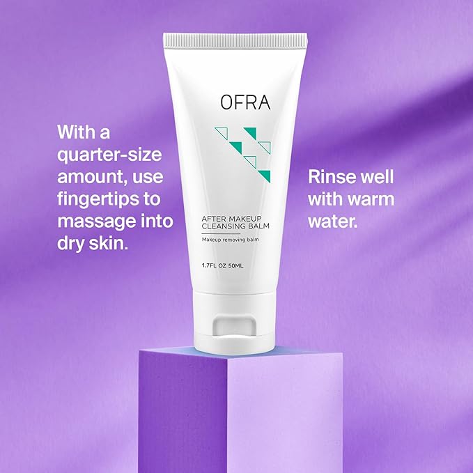 OFRA After Makeup Cleansing Balm | Hydrating Cleanser and Makeup Balm Remover | Gentle Cleansing Balm Makeup Remover | 1.7 oz/50 ml