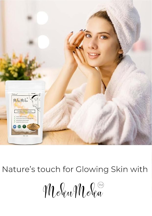 100% Natural Fuller's Earth Clay (Multani Mitti) Deep Skin Purification|Exfoliates & Purifies Skin | Eliminates Dead Skin Cells | Enhances Blood Circulation