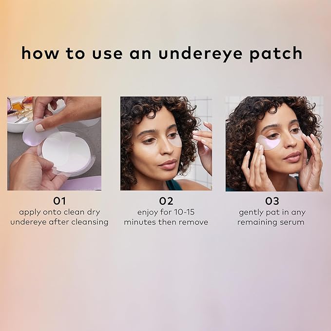 The Good Patch Brighten Up Hydrogel Under Eye Patches for Dark Circles and Puffy Eyes, Made with Niacinamide, Vitamin K, Pine Leaf Extract, Clinically Proven (12 Total Patch Sets)