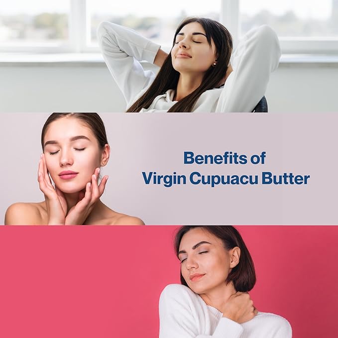 uh*Roh*Muh 100% Pure Virgin Half Gallon Cupuacu Butter from Brazil - Unrefined, Ultra-Moisturizing & Nourishing for Skin and Hair - Ideal for DIY Skincare & Haircare (Net Wt: 1.6 kg/ 3.5 lbs)