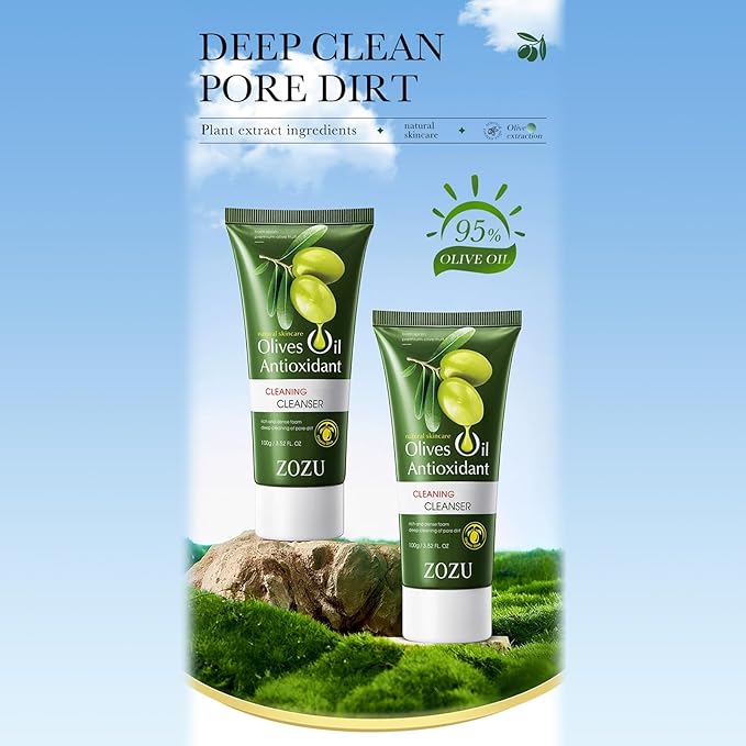 Olive Oil Skin Care Set, Olive Fruit Extract, Rich in Vitamins, Deeply Moisturising, Keeps Skin Hydrated, Valentine's Day & Holiday Set