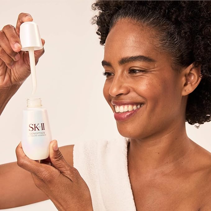 SK-II GenOptics Essence Brightening Serum - Radiance Boosting Face Serum to Target Sun Spots, Dullness & Uneven Texture - Improves Natural Regeneration for Youthful Skin (1.7 oz)