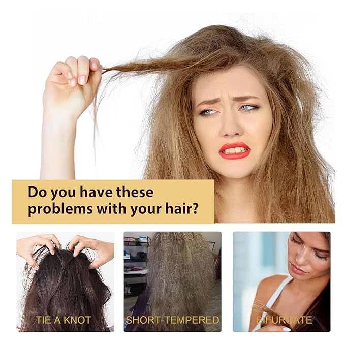 Caviar Essence Hair Mask, Deep Repair Conditioning Argan Oil Collagen Hair Mask Essence for Dry Damaged Hair, Types Hydrating and Nourishing Formula for Dry Hair