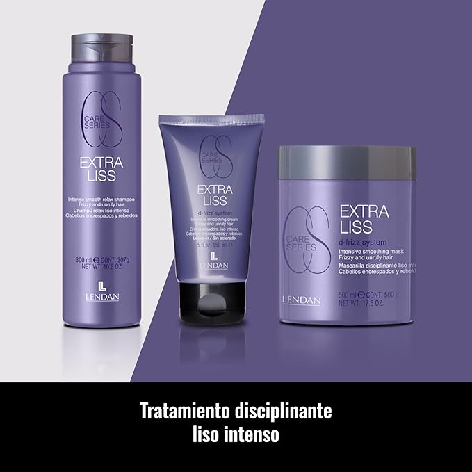 Lendan - Smoothing Hair Mask - Extra Liss Mask - 150 ml - for Frizzy and Unruly Hair - Hydrates, Nourishes, and Repairs the Cuticle - for Long-Lasting Smoothness - Anti-Frizz Hair