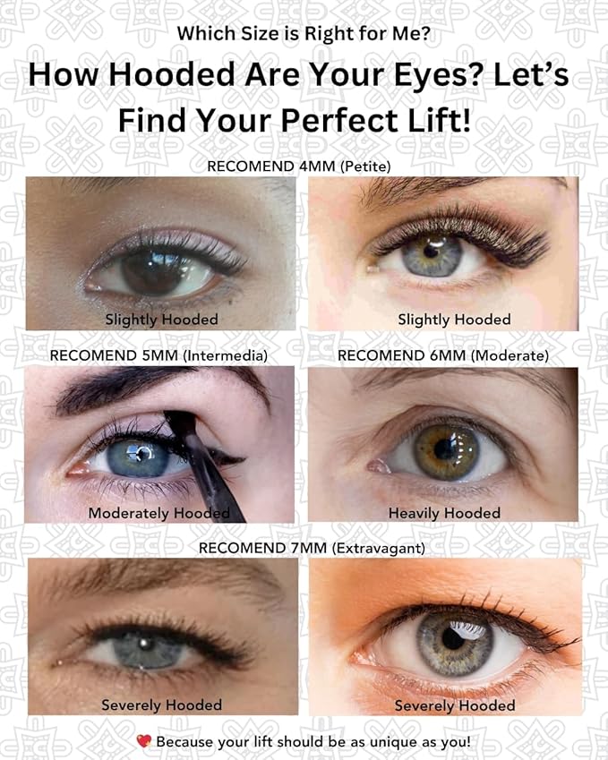 SeeRa: Instant Lifting Eyelid Tape for Hooded & Droopy Eyes - Hypoallergenic, Waterproof, Invisible Eye Lift Strips, Non-Surgical, Eyelid Lifters & Stickers-90pcs (4mm-7mm) (7mm-Extravagant)