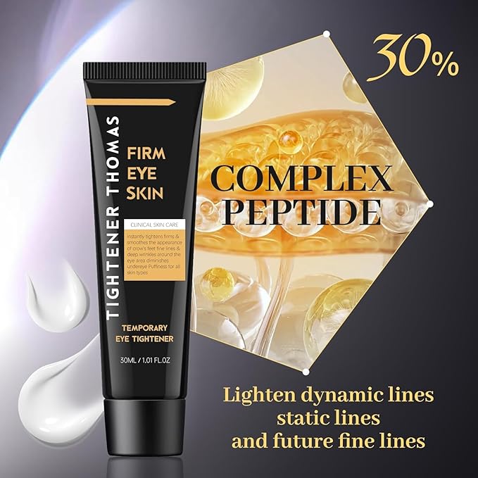 TLM Instant Face Tightener-fast-acting eye firming cream, used to reduce eye puffiness, dark circles and tighten the delicate skin under the eyes