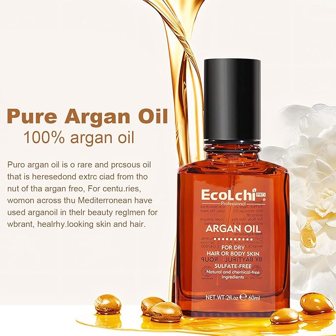 Collagen Shea Butter Hair Protein Argan Oil - Deep Conditioning Hair Treatment Mask Organic Natural Essence for Dry Damaged Hair (60ml)