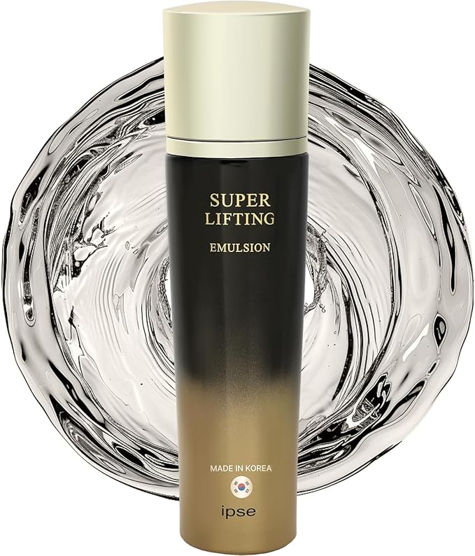 IPSE Korean Face Serum Super Lifting Moisturizing Emulsion 140ml | Anti-Aging, Face Serum | Peptide Complex & Blue Complex | Reduces Fine Lines, Wrinkles, Boosts Collagen