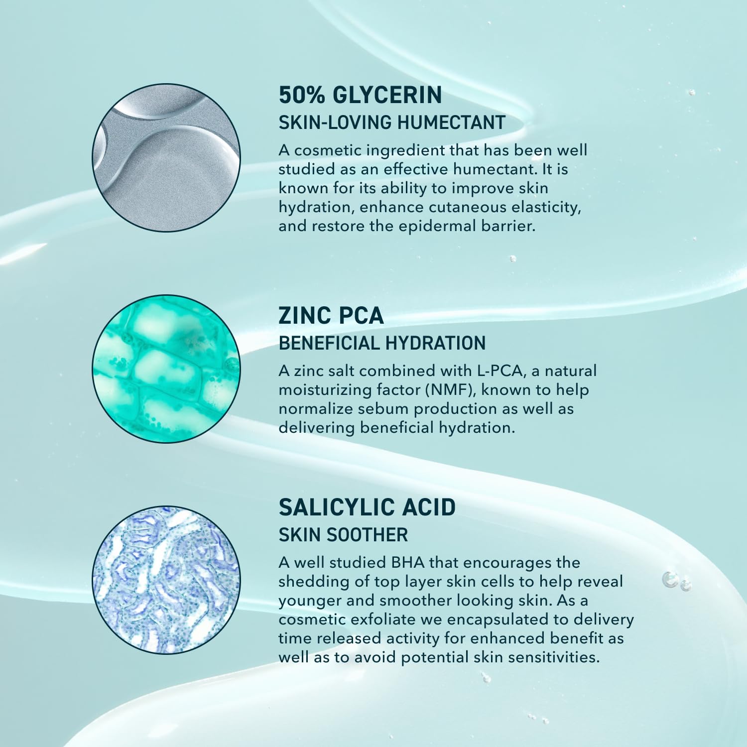 Skin Gleanser SA, Moisturizing Glycerin Face Wash,1% Salicylic Acid Face Cleanser, Unscented and Combination Skin Face Soap, 13.5 ounce (each) Pump Bottles - 6.75 fluid ounce (Pack of 2)