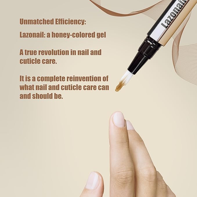 Nail Strengthening & Repair Gel, Restores Brittle Nails from Damage Caused by Manicures & Harsh Environments, Infused with 94% Walnut Extract, Honey Colored