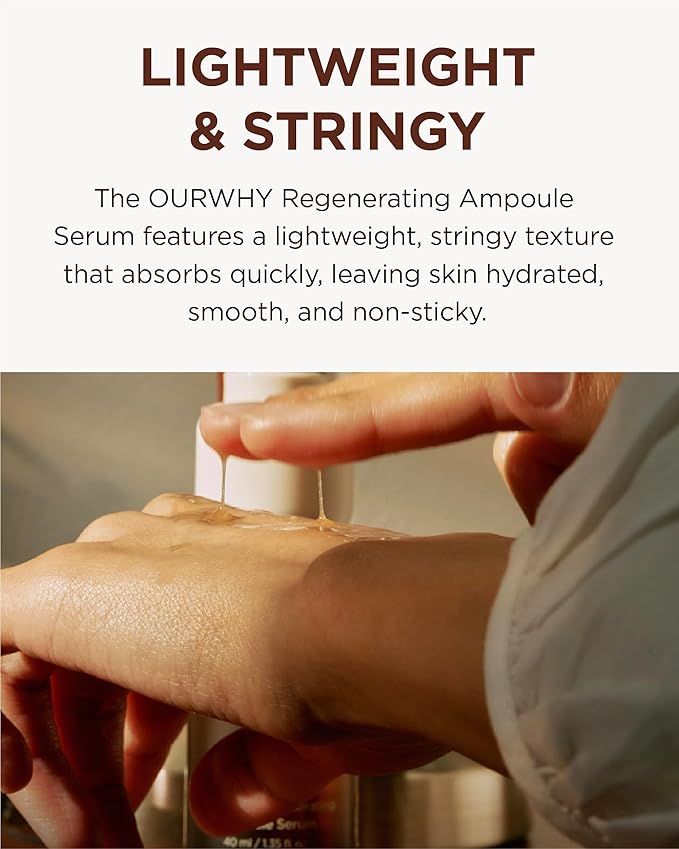 Black Tea Regenerating Ampoule Serum (1.35fl oz) - Anti-Aging Serum for Firmness & Elasticity. With Black Tea, Peptides & CalmingReliefsome™ for Wrinkles & Hydration.