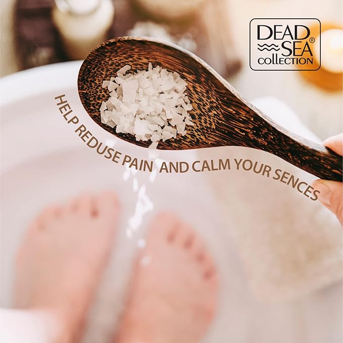 Bundle - Dead Sea Collection Bath Salts Enriched- Lavender + Coconut -Natural Salt for Bath -2 X Large 34.2 OZ. - Nourishing Essential Body Care for Soothing and Relaxing Your Skin and Muscle
