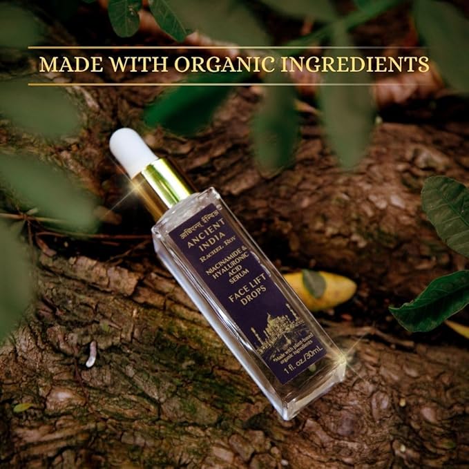 Rachel Roy Niacinamide & Hyaluronic Acid Face Serum with Aloe Vera & Natural Retinol - Hydrating Anti-Aging Drops for Dark Spots & Moisture Boost (30ml)