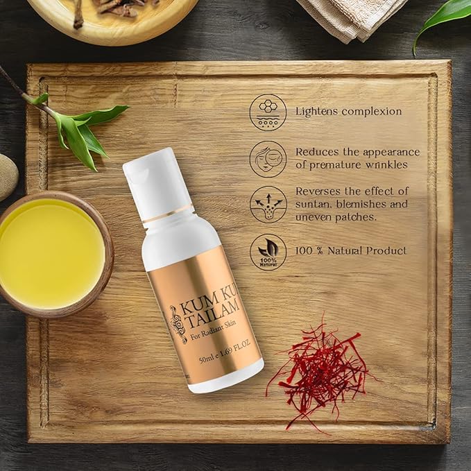 Kum Kumadi Tailam Oil For Blemishes & Scars 50 Ml Pack Of 3