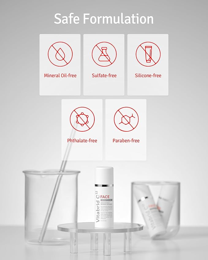 Vitamin C Boost Powder for Face with Niacinamide - 12 hours Active Vitamin C - Even Skin Tone, Age Defying, Minimizing Pores - Mix Powder with Serum & Cream, 0.04oz.