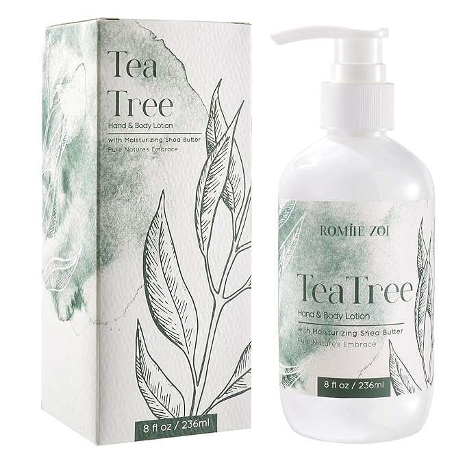 Daily Hand & Body Lotion with Moisturizing Shea Butter for All Skin Type- Tea Tree - 236 ML / 8 FL OZ