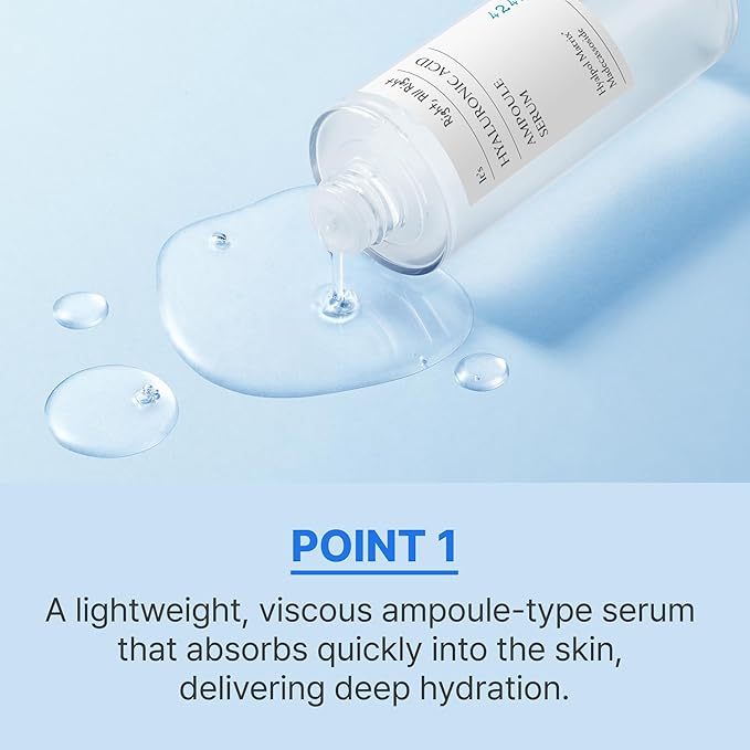 SCINIC Hyaluronic ACID Ampoule Serum 50ml, 1.69oz / 5 types of hyaluronic acid, moisture retention, inner dryness/Korean Ampoule/korean skin care