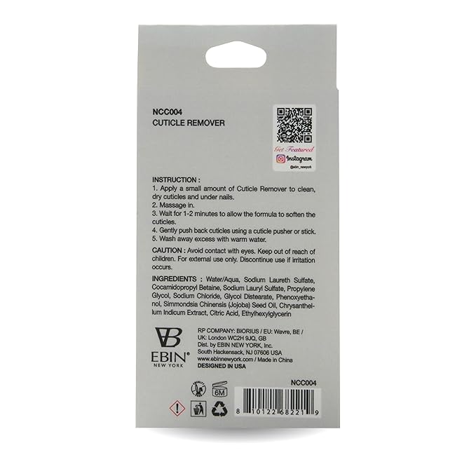 Nail Care Collection Cuticle Remover - Cuticle Softer for Nails, Gives Hydrating, Moisturizing with Chamomile & Jojoba Oil Infused