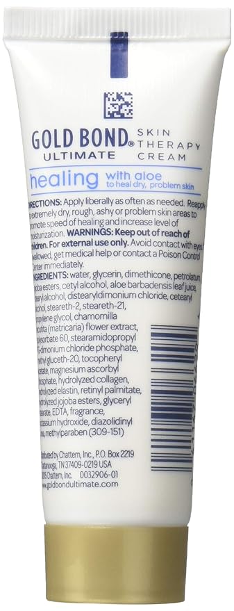 GOLD BOND ULTIMATE Healing Skin Therapy Lotion Aloe, 1 Oz (Pack of 2)