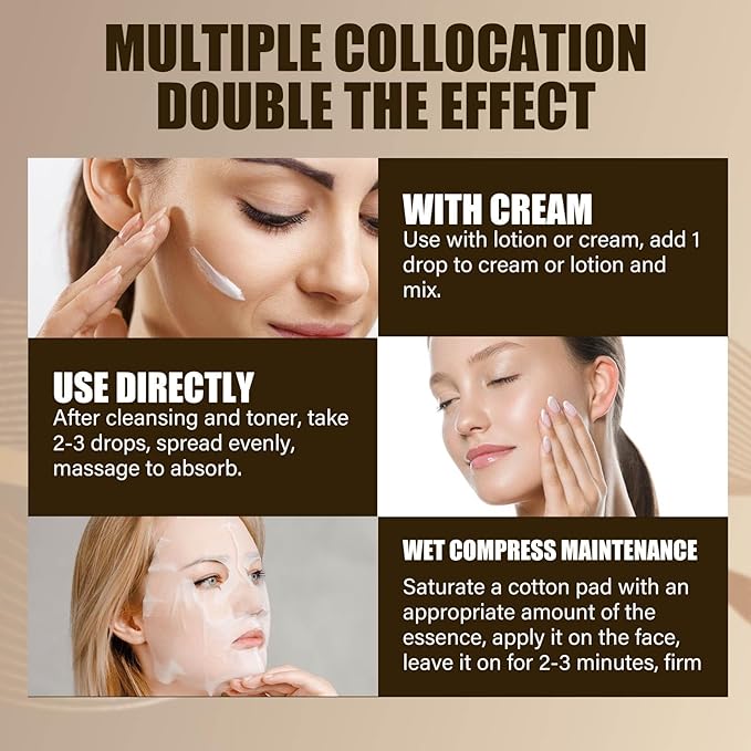 Lactobionic Acid Pore Refining Serum,Minimize Pores Serum Gentle Formula Clean Pore Shrink Pore Firming Skin Reduce Fine Lines Facial Liquid for All Skin