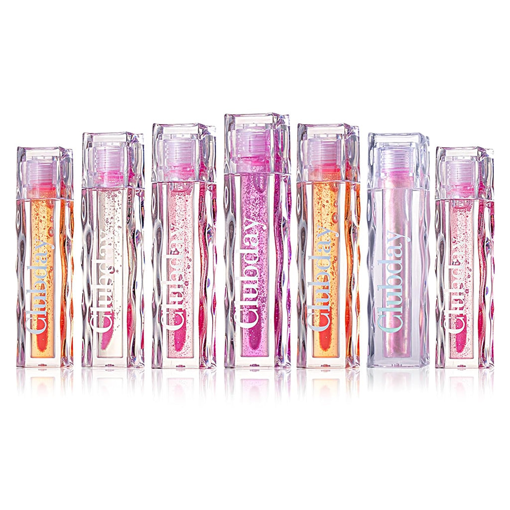 Color Changing Lip Oil, Magic Warm Change Moisturizing Lip Balm, Fruit Flavoured No-Sticky Plumping Lip Oil Long Lasting Hydrating High Shine Lip Care 0.16oz/4.5ml (2Pcs Set)-04