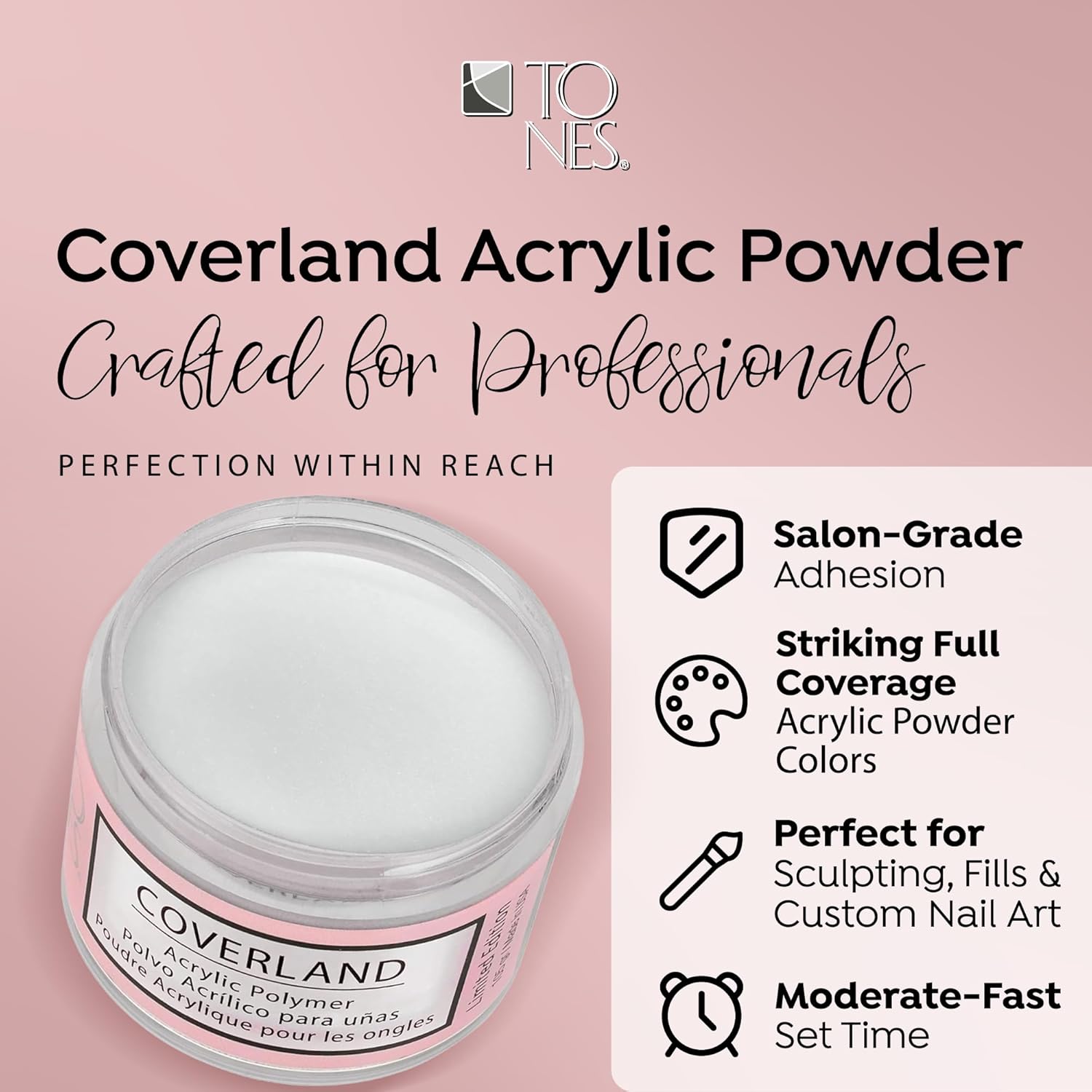 Coverland Acrylic Powder 3.5oz "Moonlit" - Limited Edition
