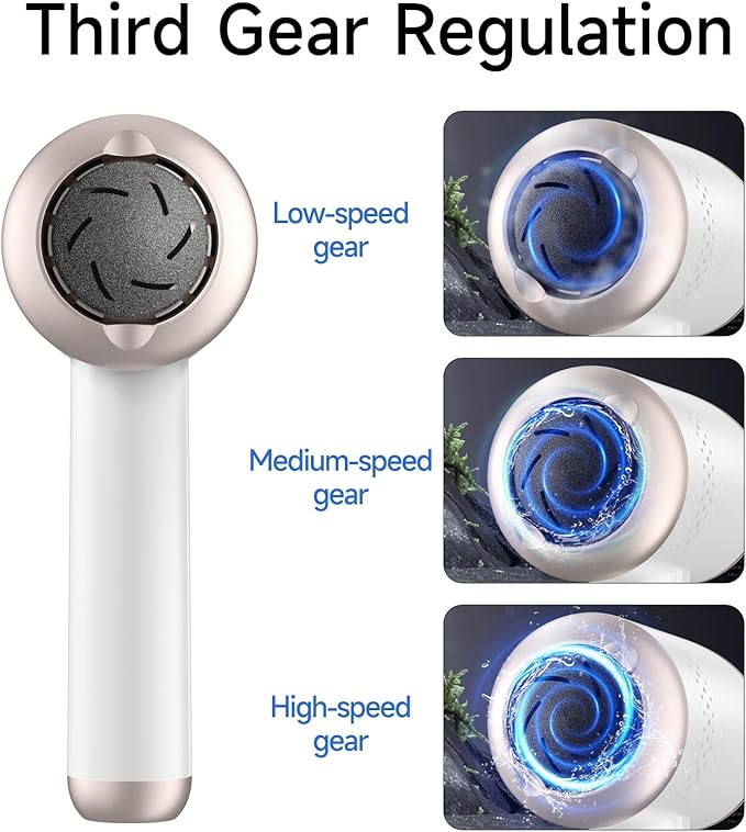 Electric Foot Callus Remover, Rechargeable Foot File Callus Remover for Feet, Portable Foot Scrubber with 10in1 Pedicure Tools for Feet Cracked Heel Dead Skin, 6 Rollers, 3 Speed