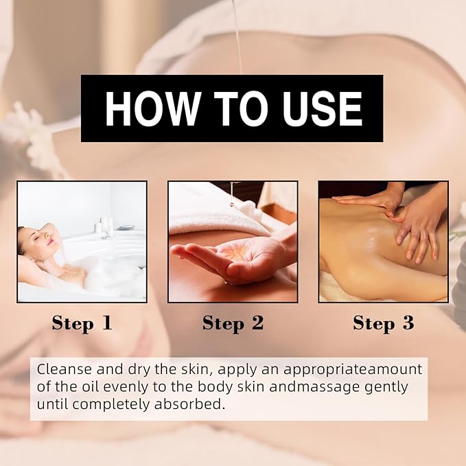 Vanilla Body Oil& Rejuvenation Nail Growth Oil for Dry Skin & Growth And Strength Rejuvenation ，Hydrating & Nourishing Moisturizer Nail Growth Oil Rejuvenation，Body Care Set for Women and Men