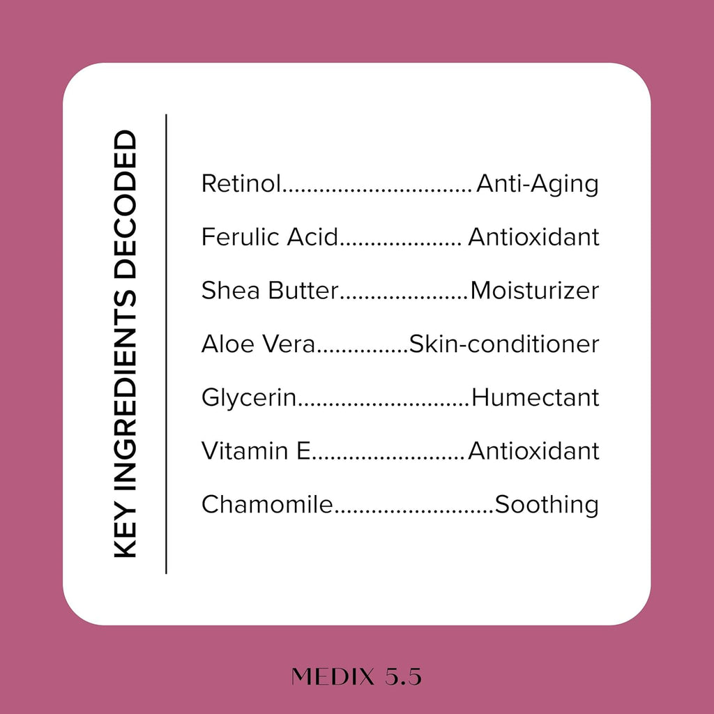 Medix 5.5 Retinol Body Lotion + Hyaluronic Acid Cream, Moisturizer Body & Face Lotion Set | Hydrating + Firming Lotion For Stretch Marks, Wrinkles, & Crepey Skin | Skin Care Products, 2pc Set