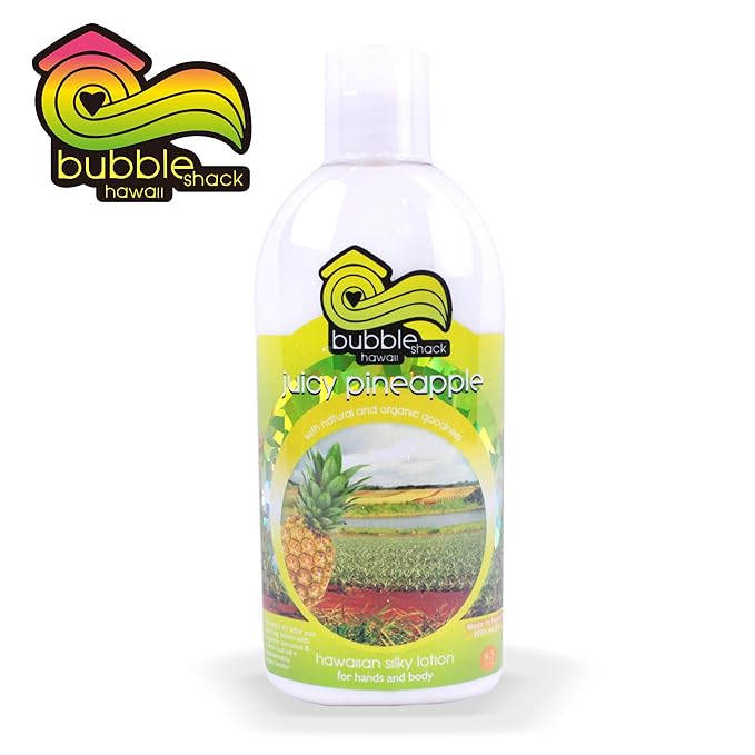 Bubble Shack Juicy Pineapple Body Lotion, 8oz