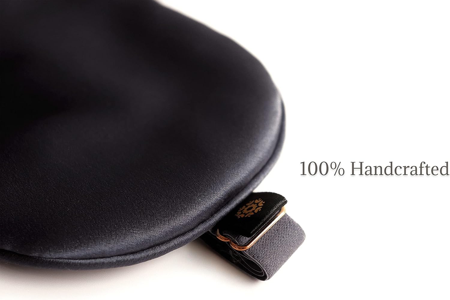 Premium 25 Momme Mulberry Silk Eye Mask for Sleeping (Midnight)