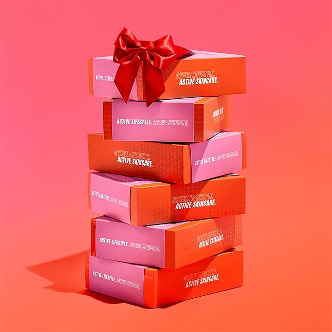 Active Lifestyle Time Out - Skincare Giftset Includes Power Facial Cleanser, Reliever Face Cream, and Hydrating Lip Balm - Vegan - 3 Pc