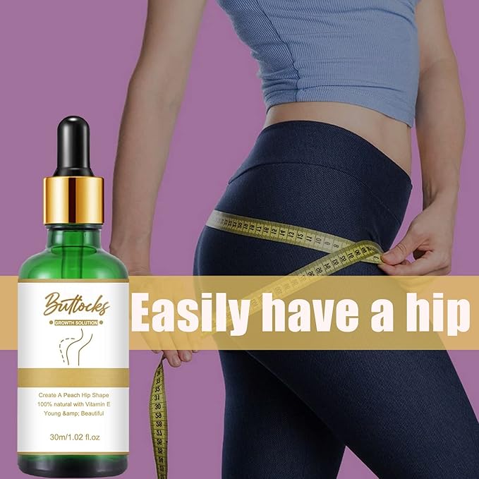 2PCs Hiplift Buttocks Essential Oil, Butt Firming Enhancement Essential Oil for Women, Natural Herbal Hip Lift Up Massage Oil, Hip Butt Firm Essence, Butt Cellulite Removal