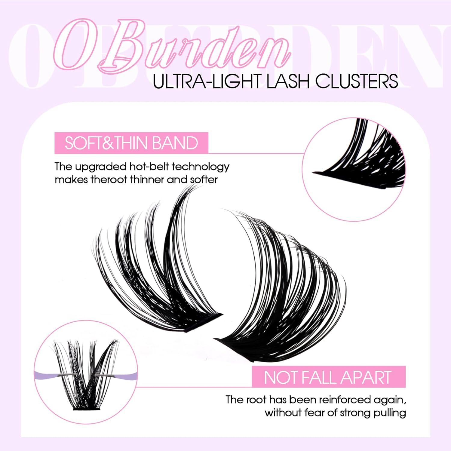 WENDY DIY D Curl Lash Clusters Book 468 Pcs Natural Look Individual Cluster Lashes Book Wispy-lashes Soft,80D+100D,28,10-18 mixed